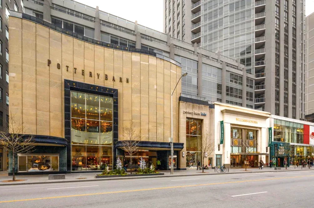 Williams-Sonoma and Pottery Barn to Exit Toronto’s 100 Bloor Street West