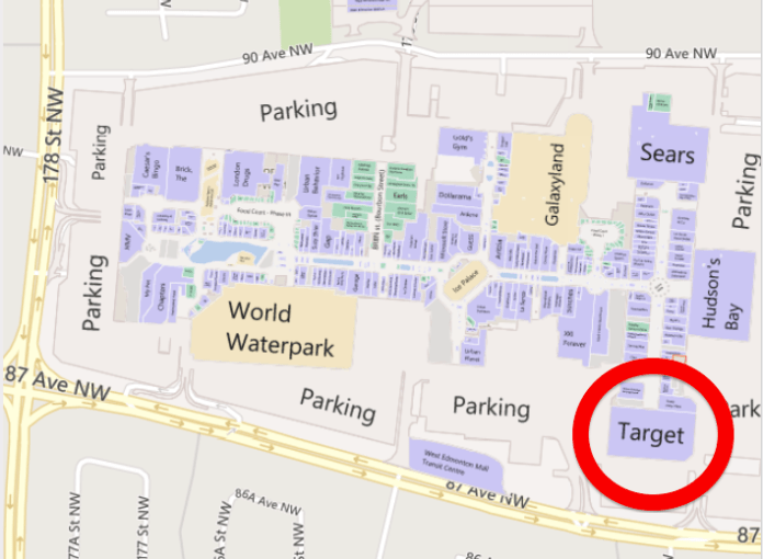 Target Edmonton Target's Most Valuable Canadian Store Real Estate