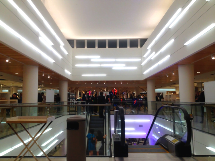 Inside the Calgary Nordstrom store