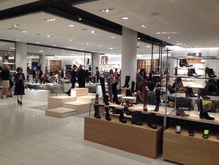 Inside the Calgary Nordstrom store