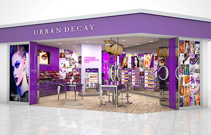 RENDERING OF THE BURNABY URBAN DECAY STORE,