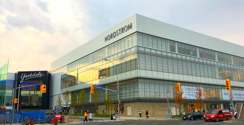 Inside Nordstrom at Yorkdale, and List 