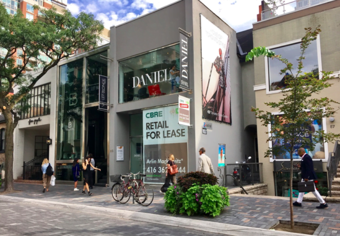 Future Off-White location in Yorkville.