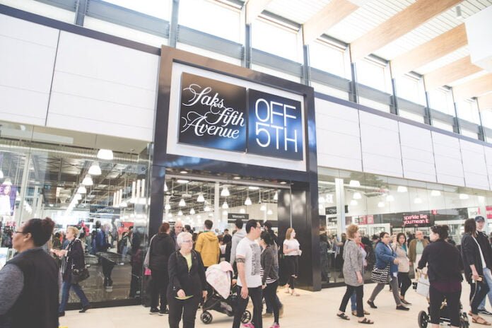 Saks Off 5th at Outlet Collection Winnipeg