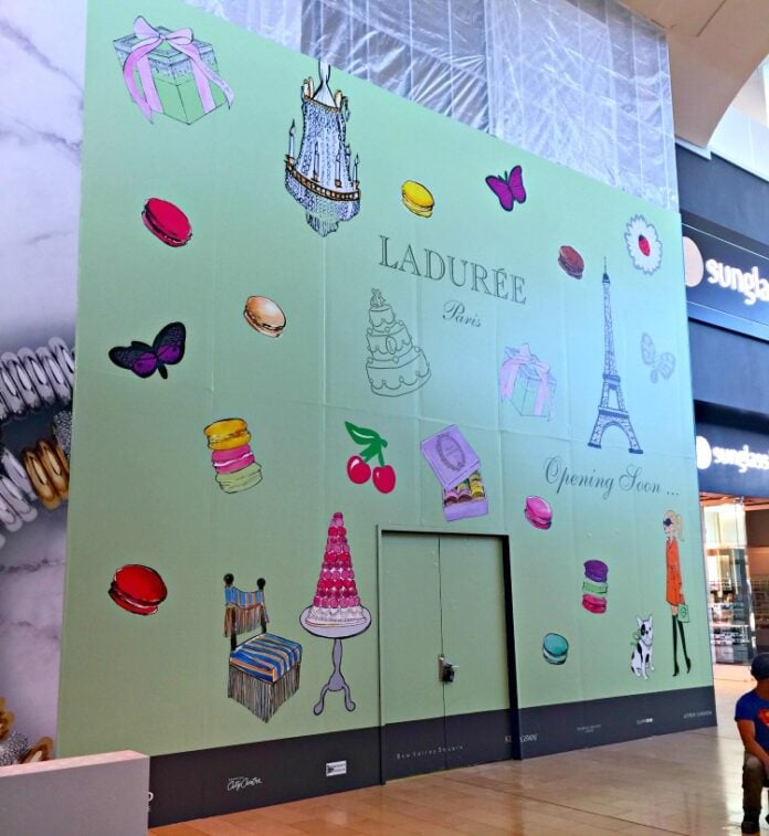 Laduree Construction at Yorkdale Shopping Centre