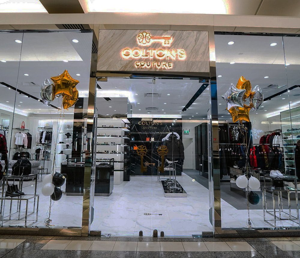 Colton’s Couture at Metropolis at Metrotown in January 2019