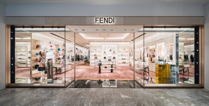 FENDI STOREFRONT FROM WITHIN HOLT RENFREW