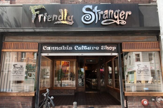 Friendly Stranger on Queen Street