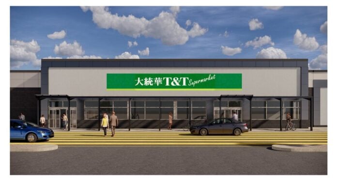 RENDERING OF T&T SUPERMARKET AT WILLOWBROOK SHOPPING CENTRE