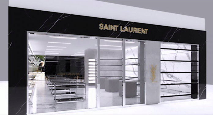 RENDERING OF THE NEW WEST EDMONTON MALL SAINT LAURENT STORE