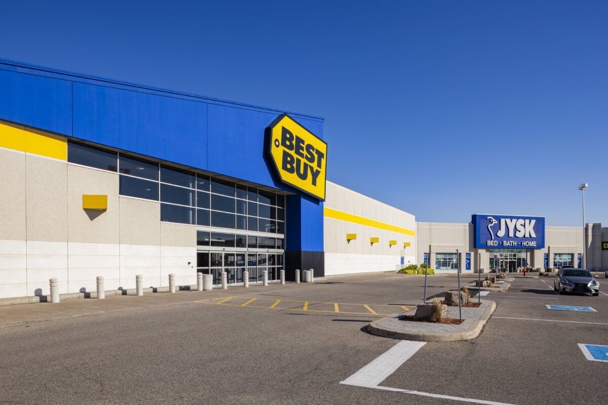 EXTERIOR OF BEST BUY AT HEARTLAND TOWN CENTRE. PHOTO: HEARTLAND TOWN CENTRE