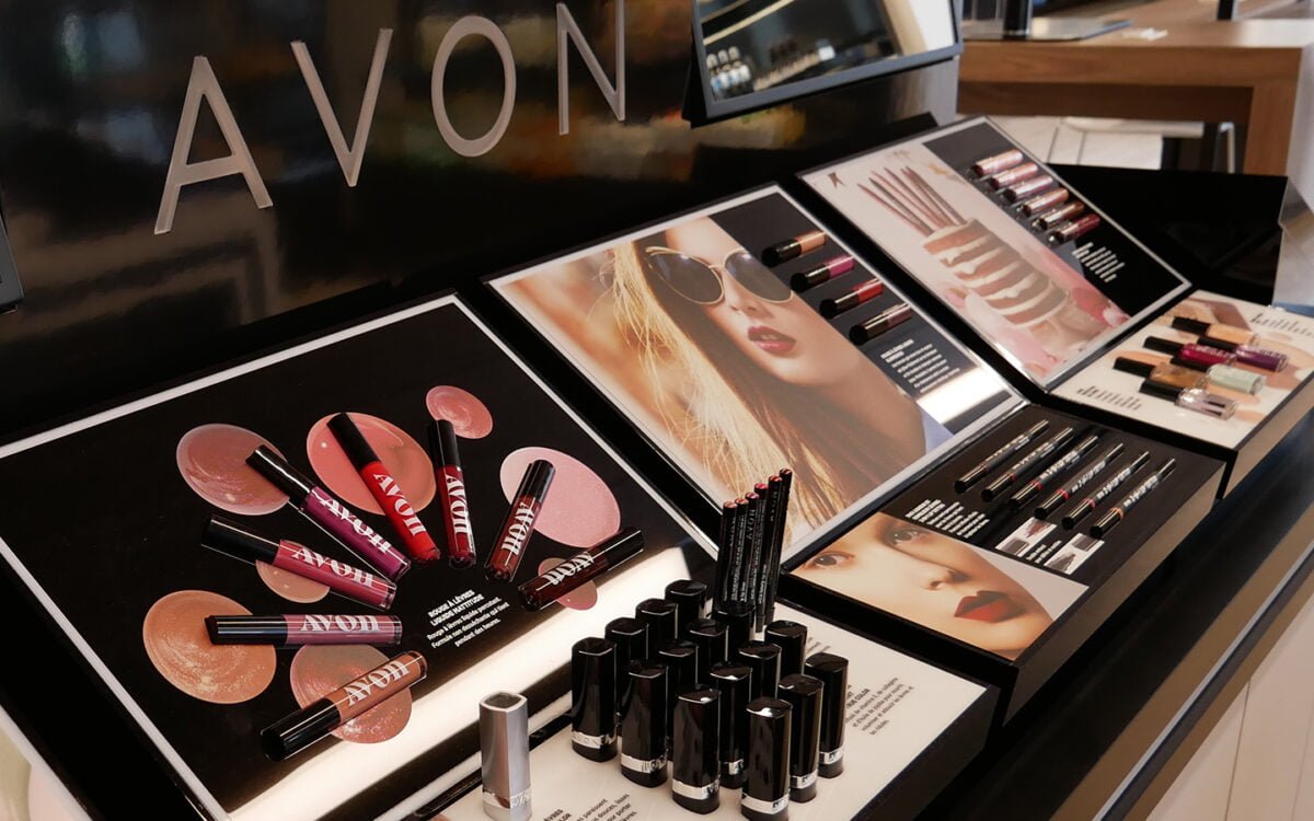 AVON MAKE UP COUNTER. PHOTO: AVON