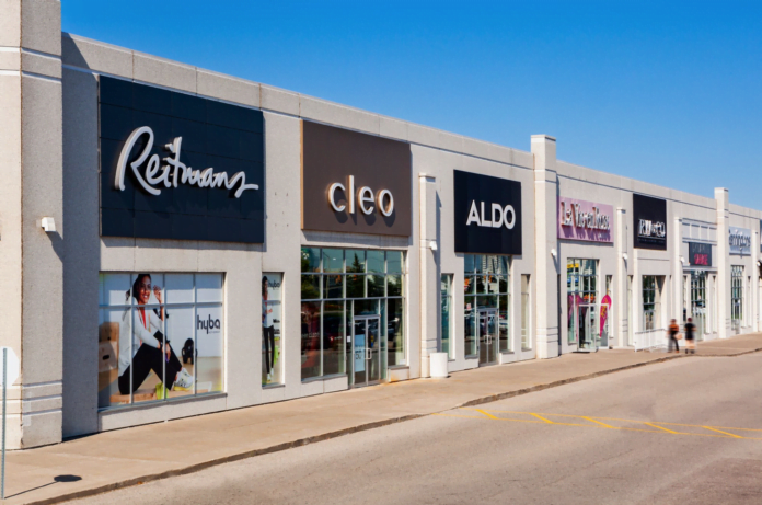 exterior row of retailers heartland town centre