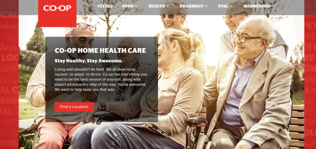 Calgary Co-op website