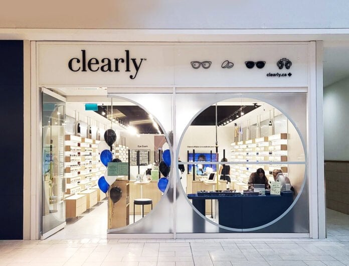 Calgary-store-clealry Exterior of new Clearly store in CF Chinook Centre. Photo: Clearly