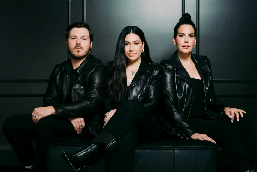 Founder Rosa Halpern (center) with ATG’s Ryan Gibson (left) and Interior Designer Ali Budd (right)
