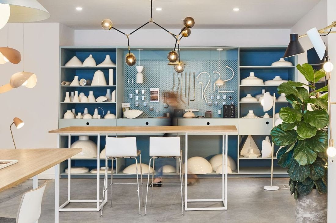 New Luminaire Authentik showroom in Toronto. Photo: Luminaire Authentik