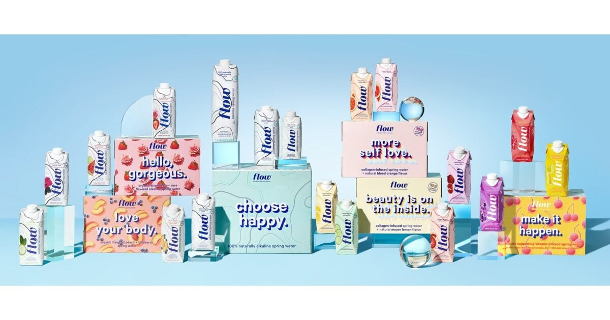 Flow Alkaline Spring Water. 
