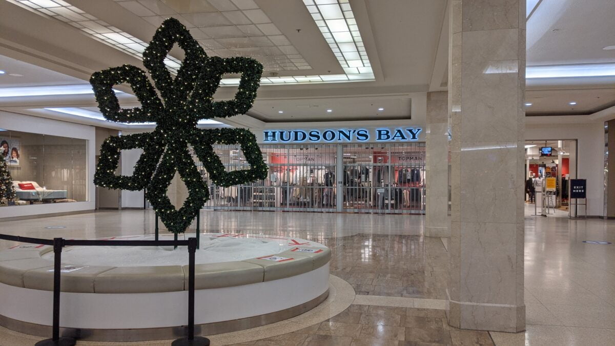 Hudson's Bay West Edmonton Mall December 2020 Holiday