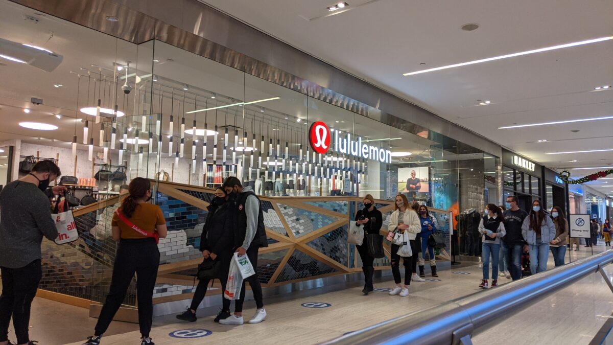 Lululemon at West Edmonton Mall