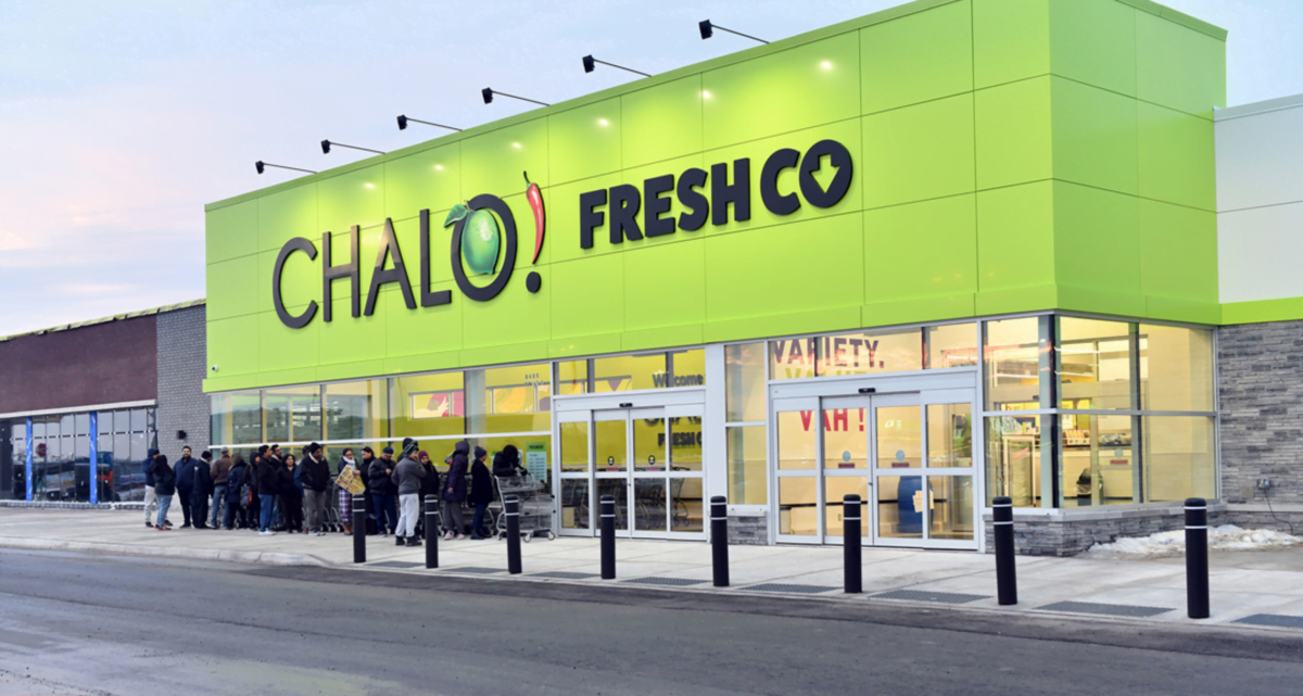 Exterior of Chalo FreshCo. Photo: Chalo FreshCo