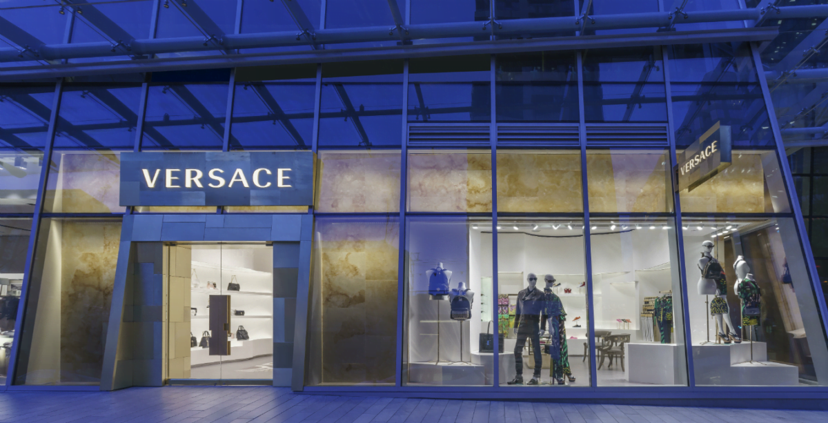 Exterior of Versace store in Vancouver. Photo: Montecristo Magazine