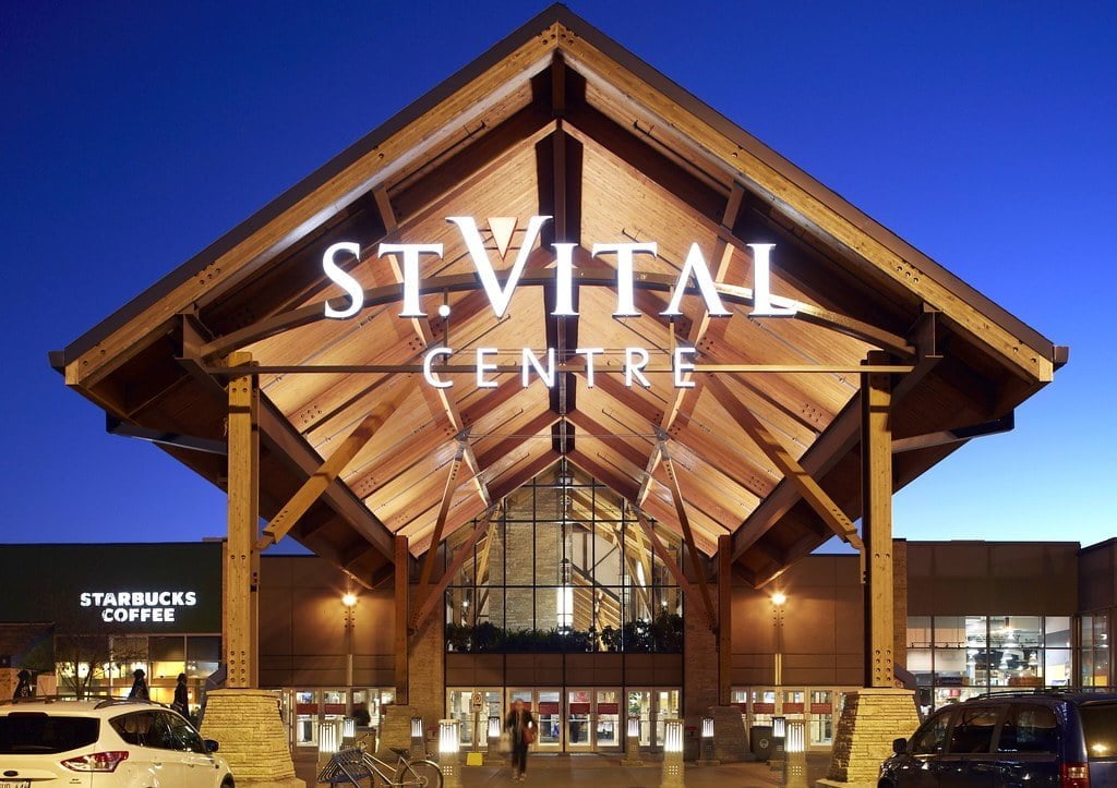 Exterior of St. Vital Centre. Photo: St. Vital Centre