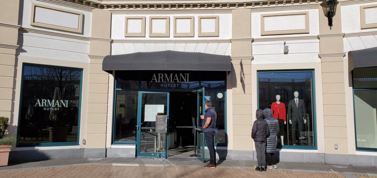 Armani Outlet at McArthur Glen