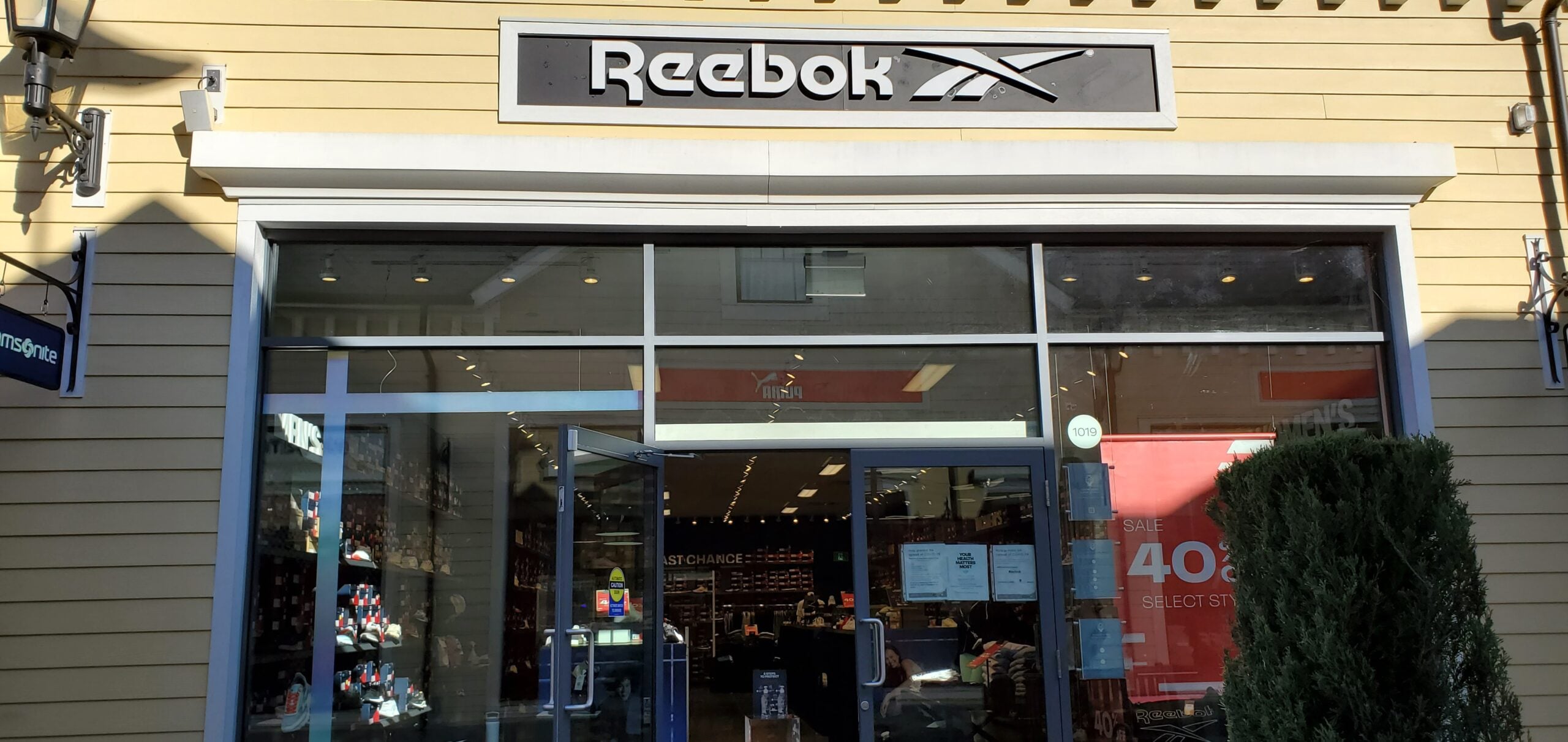 Reebok at McArthur Glen Vancouver