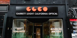 Exterior of new Garret Leight store on Toronto's Queen Street West. Photo: Katherine Barcsay