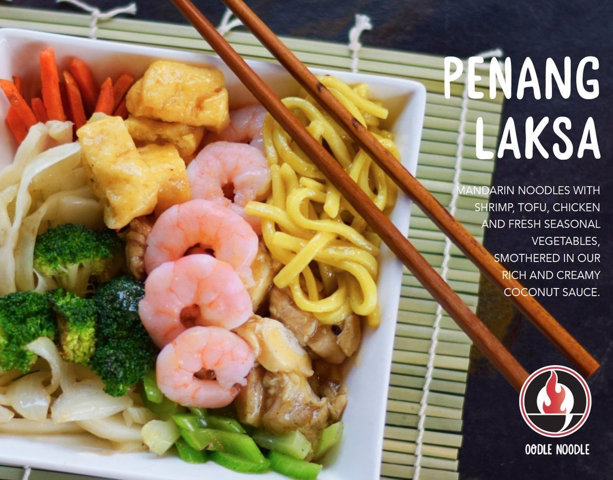 Photo of popular Oodle Noodle dish 'Penang Laksa'. Photo: Oodle Noodle