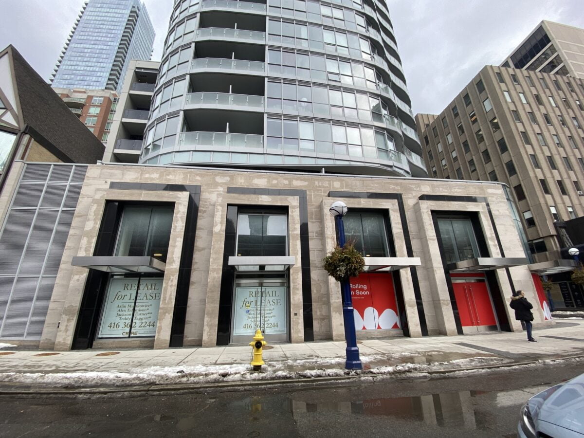 Leased space on 94 Cumberland Street. Photo: Craig Patterson