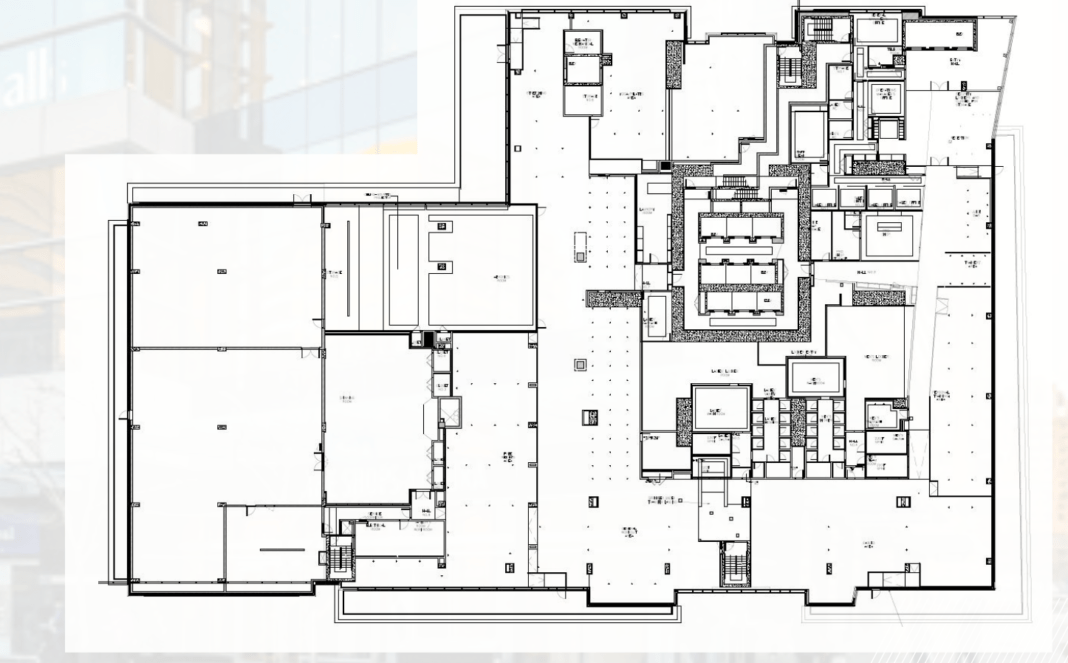 Map of the 4th floor of Aura at College Park. Image: Cushman and Wakefield