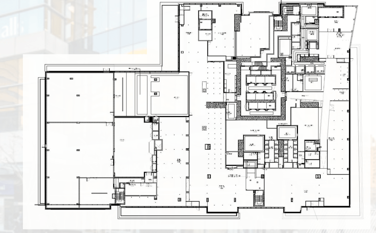 Map of the 4th floor of Aura at College Park. Image: Cushman and Wakefield 