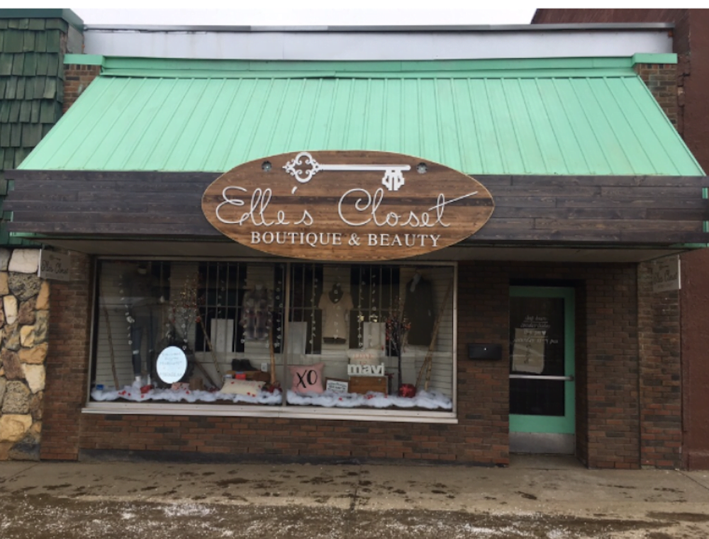 Exterior of Elle's Closet in Athabasca. Photo: Google Images