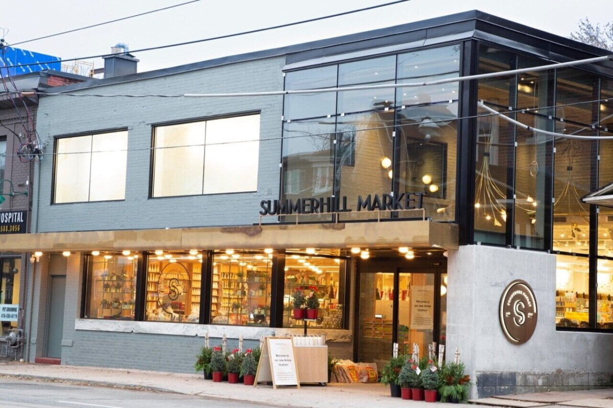 Exterior of Summerhill Market location in The Annex. Photo: Summerhill Market