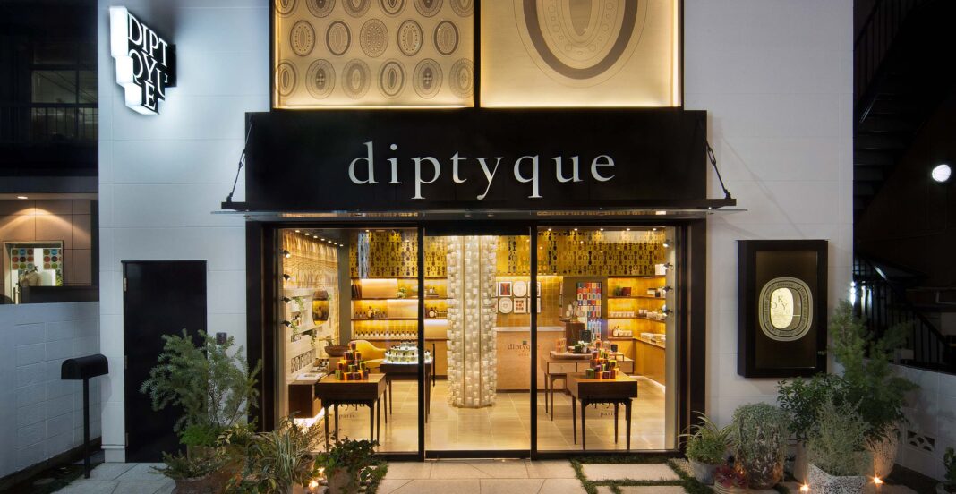Exterior of Diptyque store in Paris. Photo: Diptyque