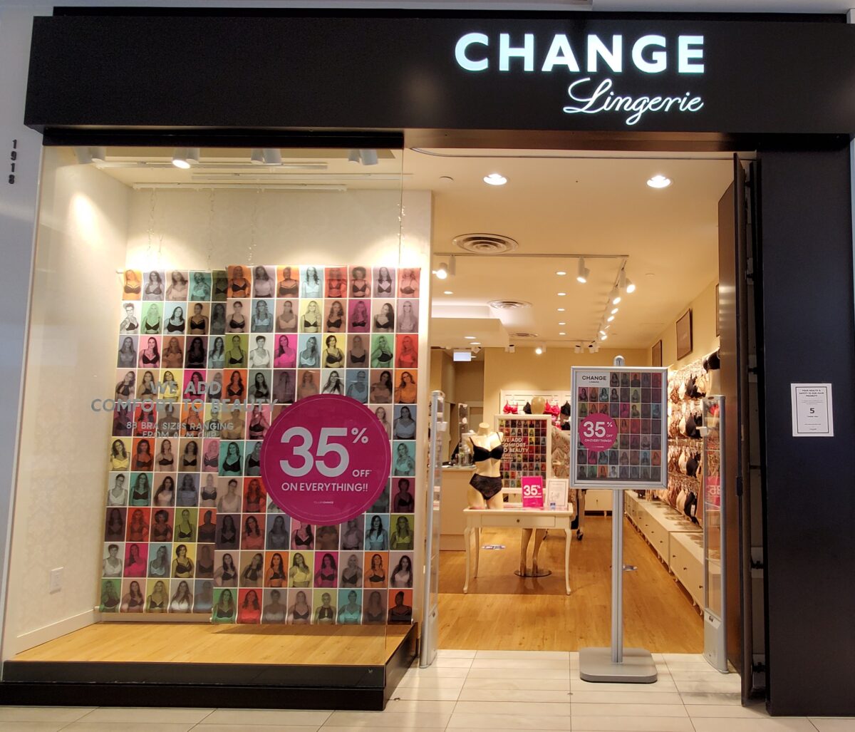 Change Lingerie at CF Richmond Centre