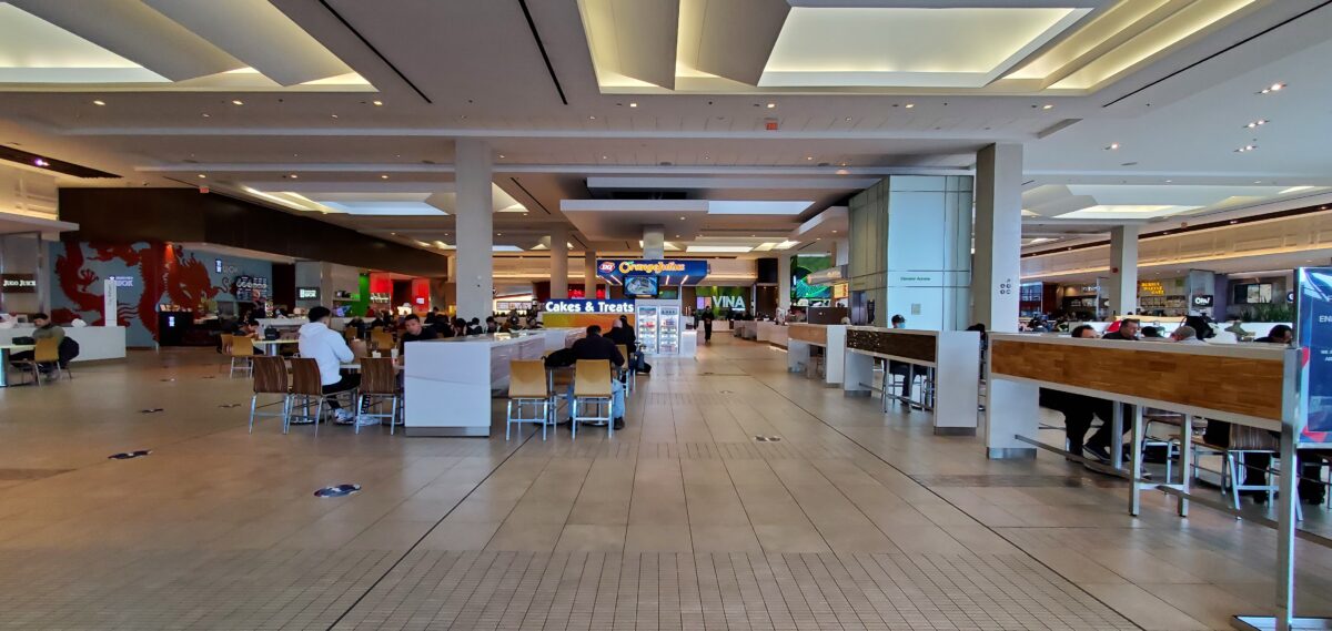 Dining Terrace at Richmond Centre.