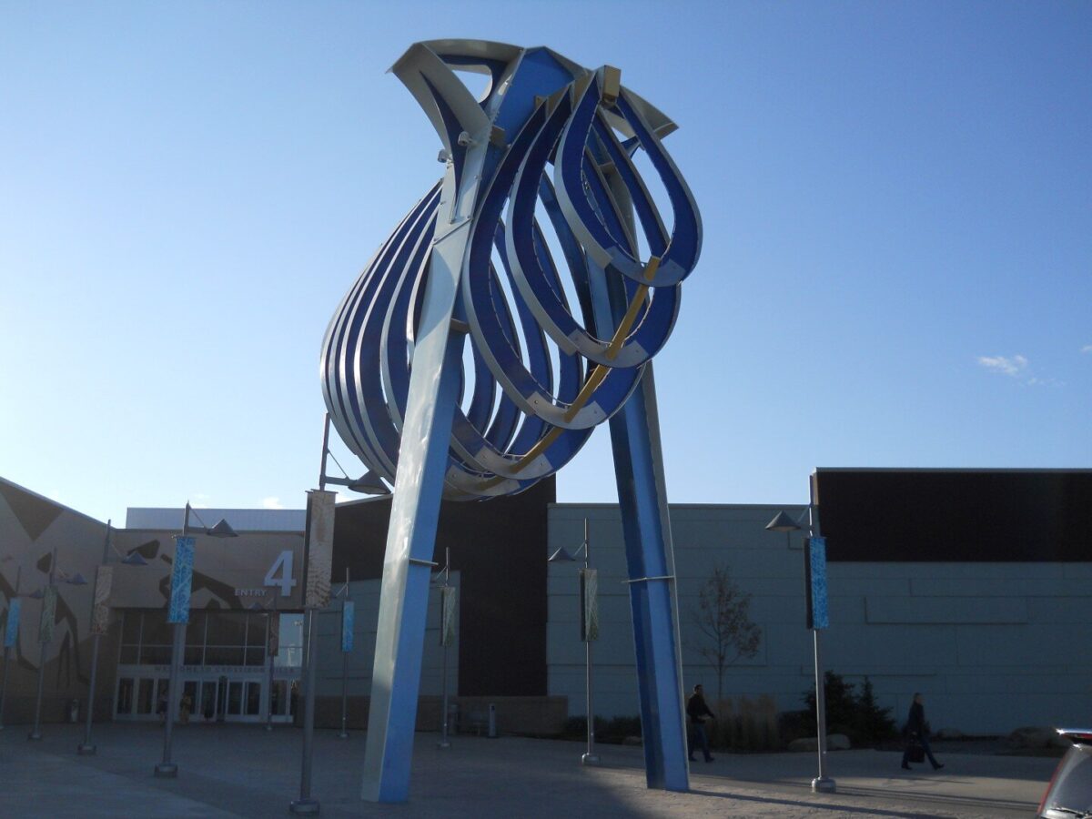 Entrance 4 leading to the "Fossil Neighbourhood" at CrossIron Mills