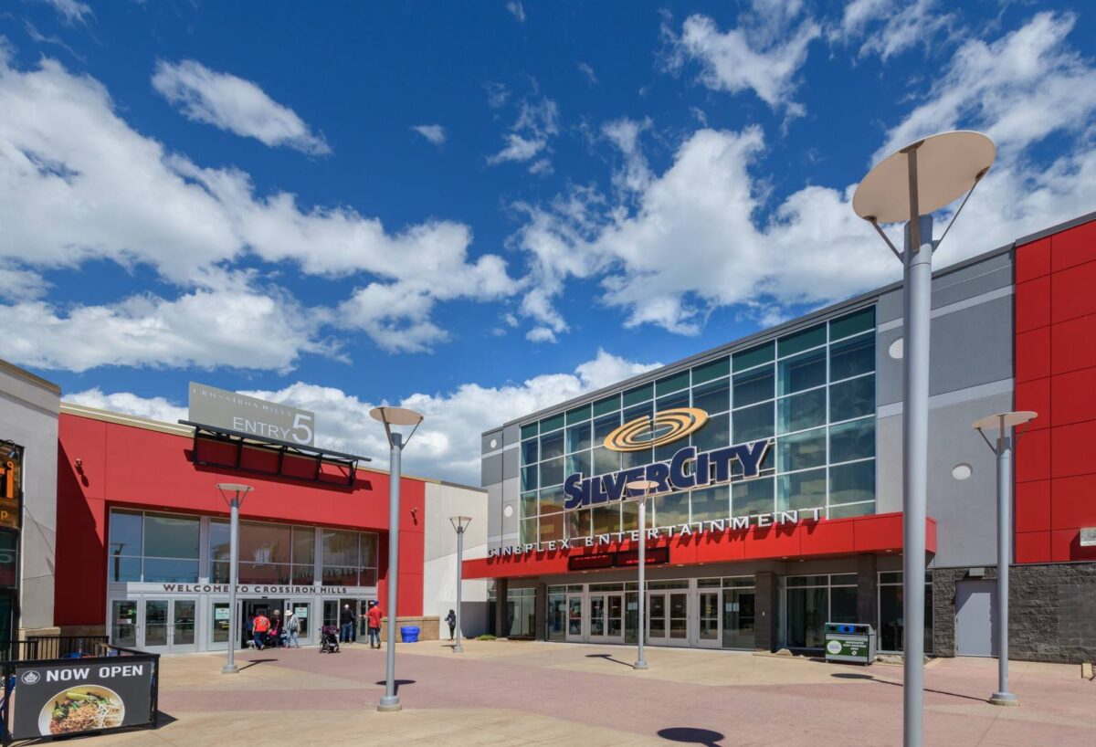 Entrance 5 leading to the "Entertainment Neighbourhood" at CrossIron Mills