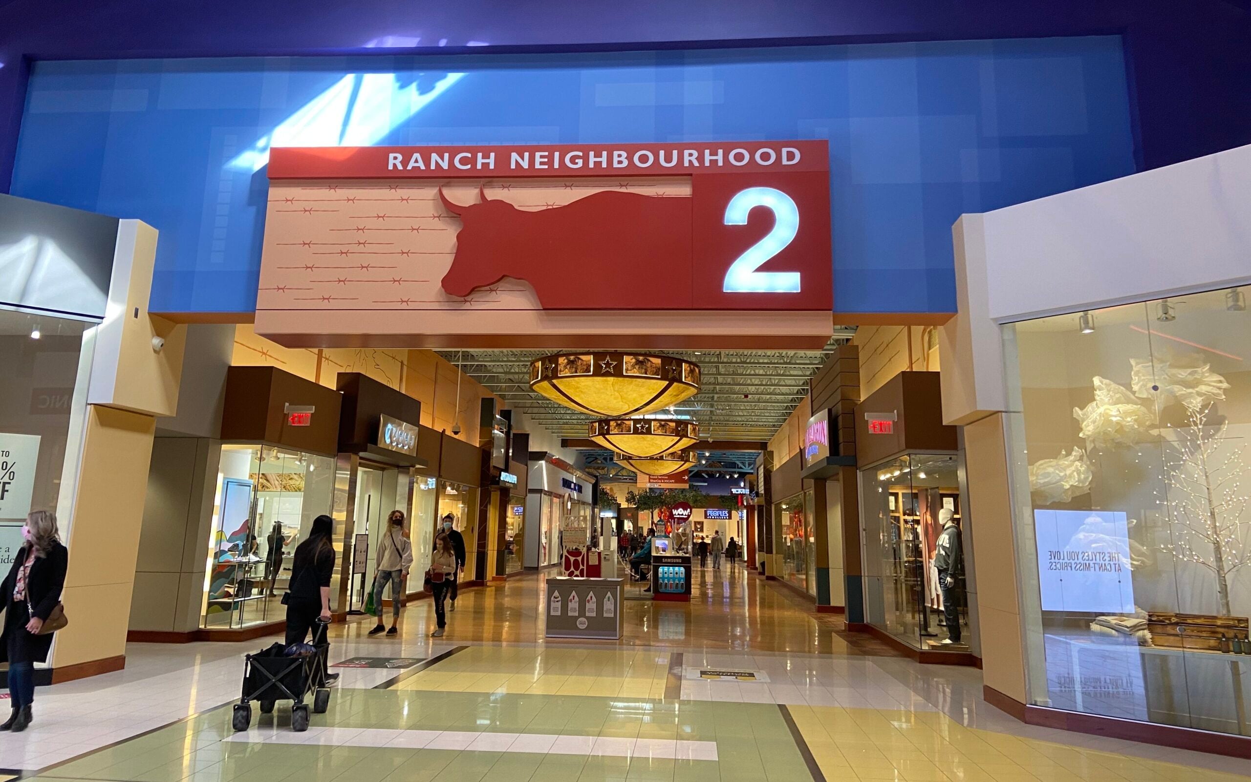 Ranch Neighbourhood Entrance at CrossIron Mills
