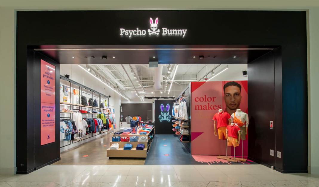 Exterior of Psycho Bunny store in the US. Photo: Psycho Bunny