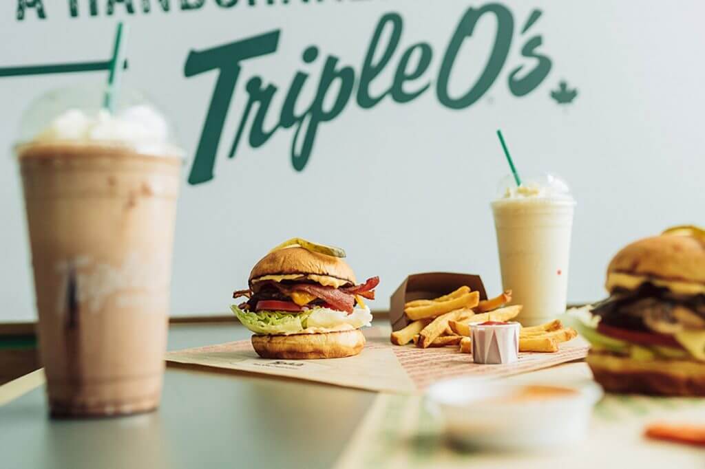 Example of Triple O's menu items. Photo: Triple O's