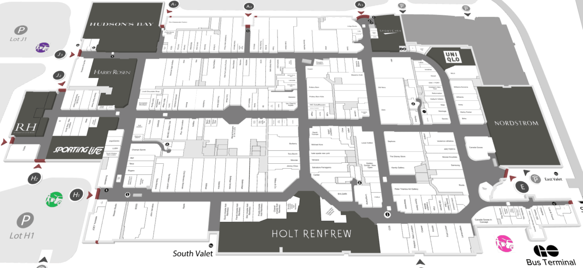 Yorkdale Mall Map