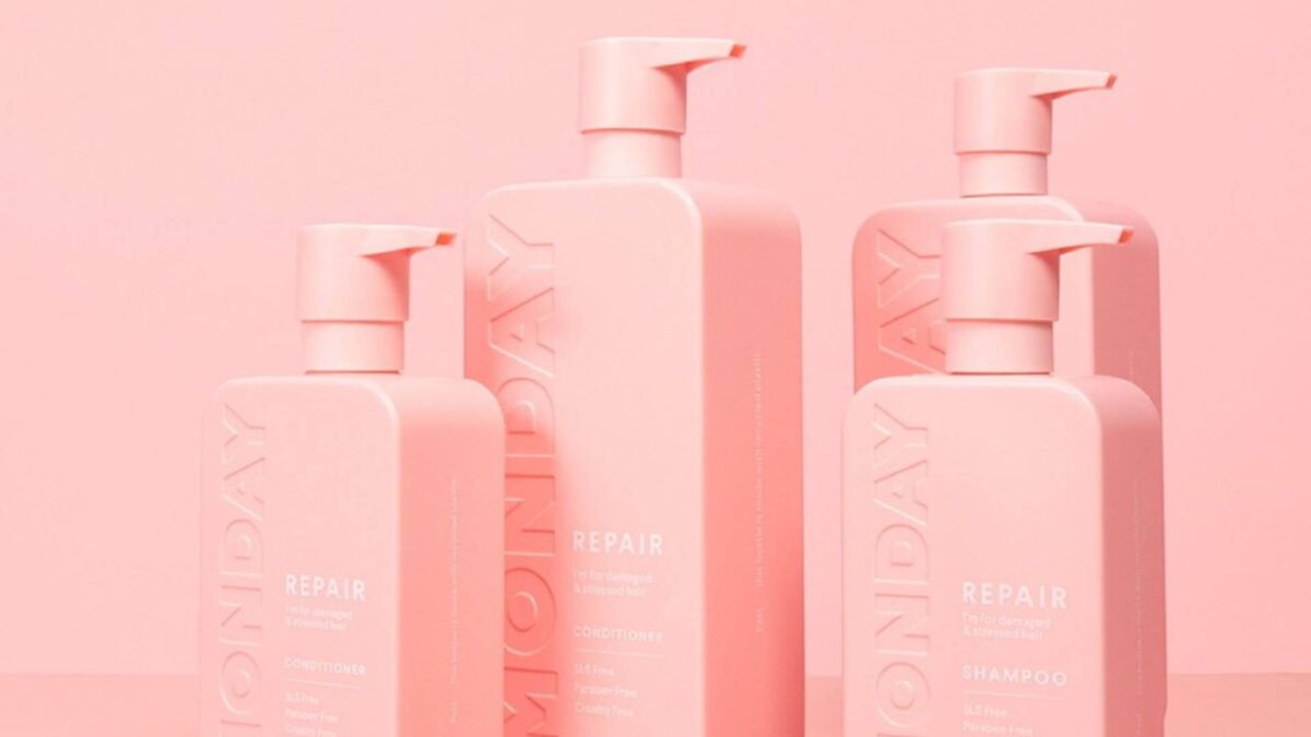 MONDAY haircare line. Photo: MONDAY