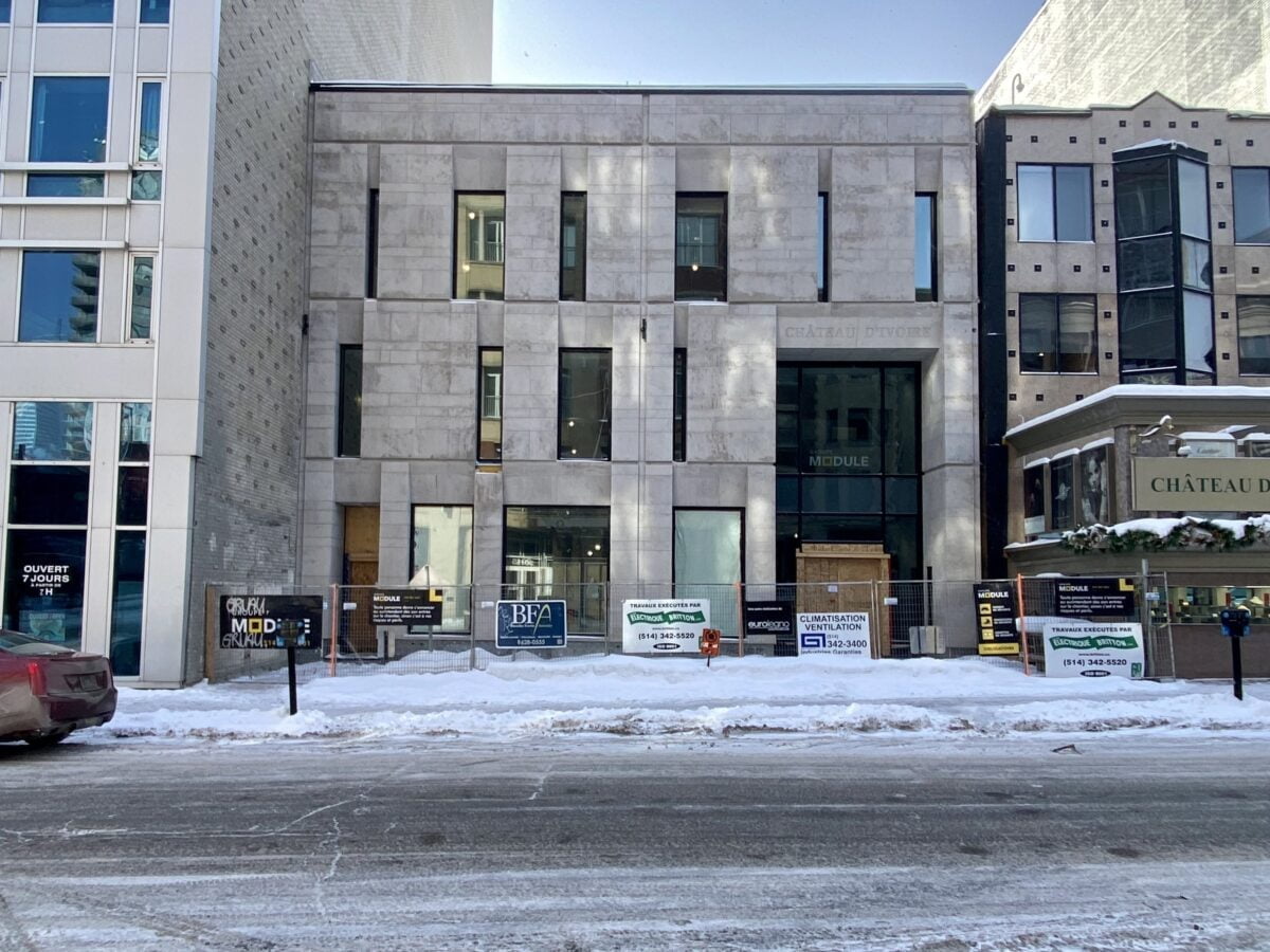 Chateau D'Ivoire on Rue De La Montagne in Montreal