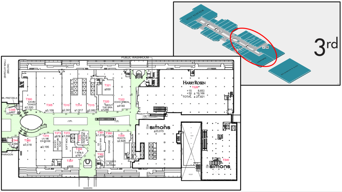 Third Floor Level of the main The Core building
