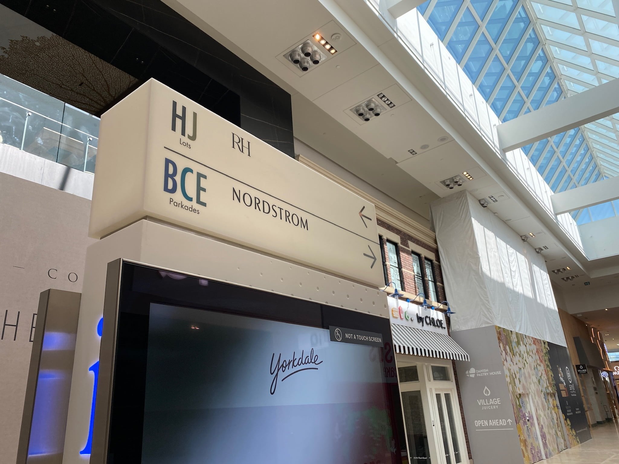 Yorkdale RH Nordstrom Sign
