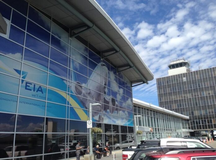 Outside the Edmonton International Airport. Photo: Edmonton International Airport